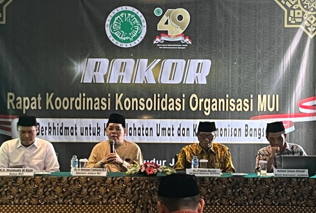 MUI Gelar Rakornas, Sekjen Tekankan Pentingnya Membangun Kepercayaan Masyarakat