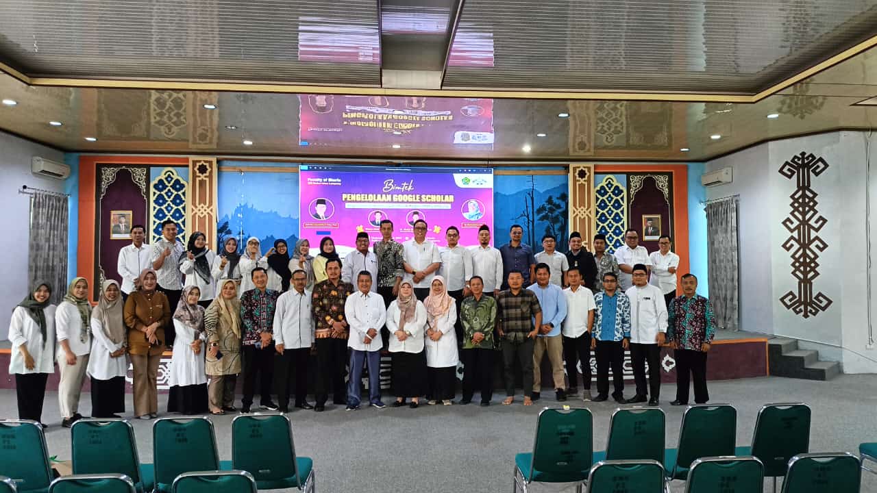 Fakultas Syariah UIN Raden Intan Lampung Gelar Bimtek Google Scholar