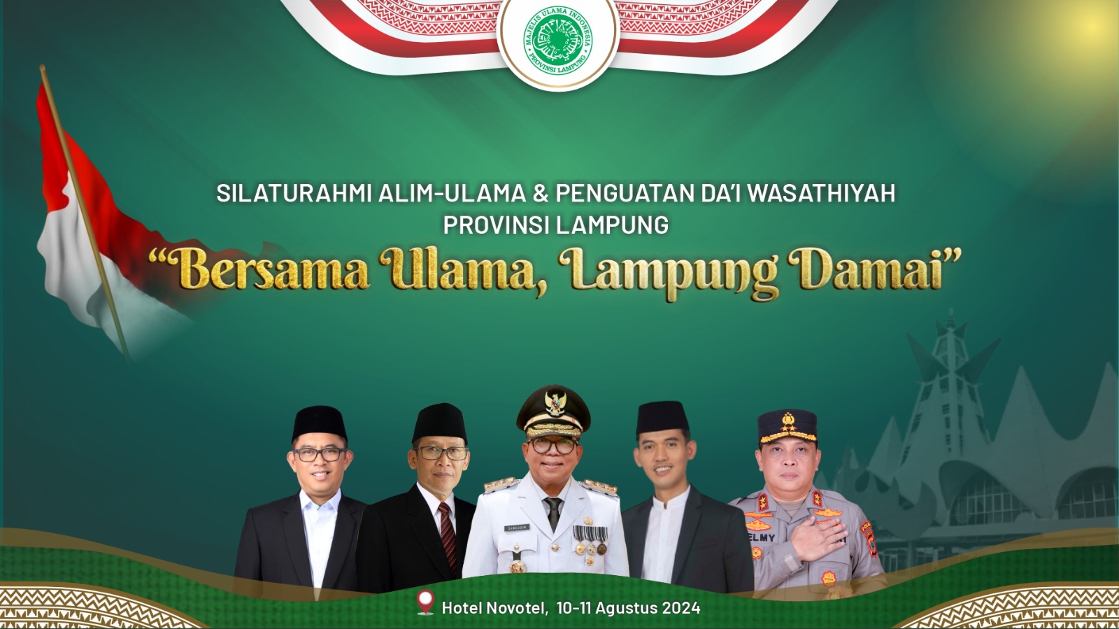 MUI Lampung Sukses Gelar Silaturahmi Alim Ulama dan Penguatan Dai Wasathiyah