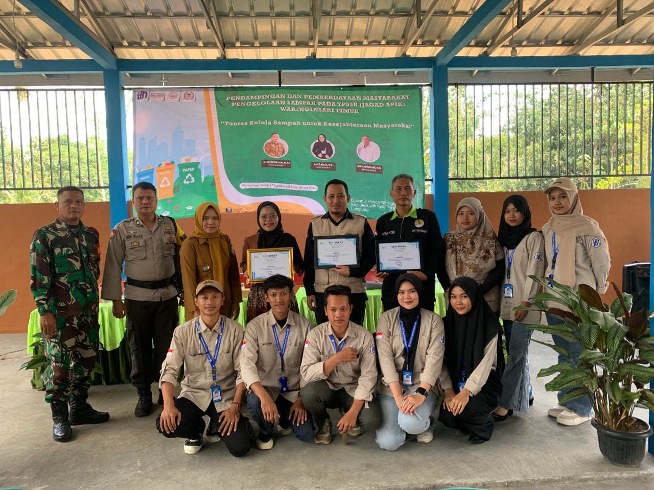 Institut Bakti Nusantara Pendampingan Manajemen Sampah & Penyerahan NIB Bagi Home Industri dan UMKM
