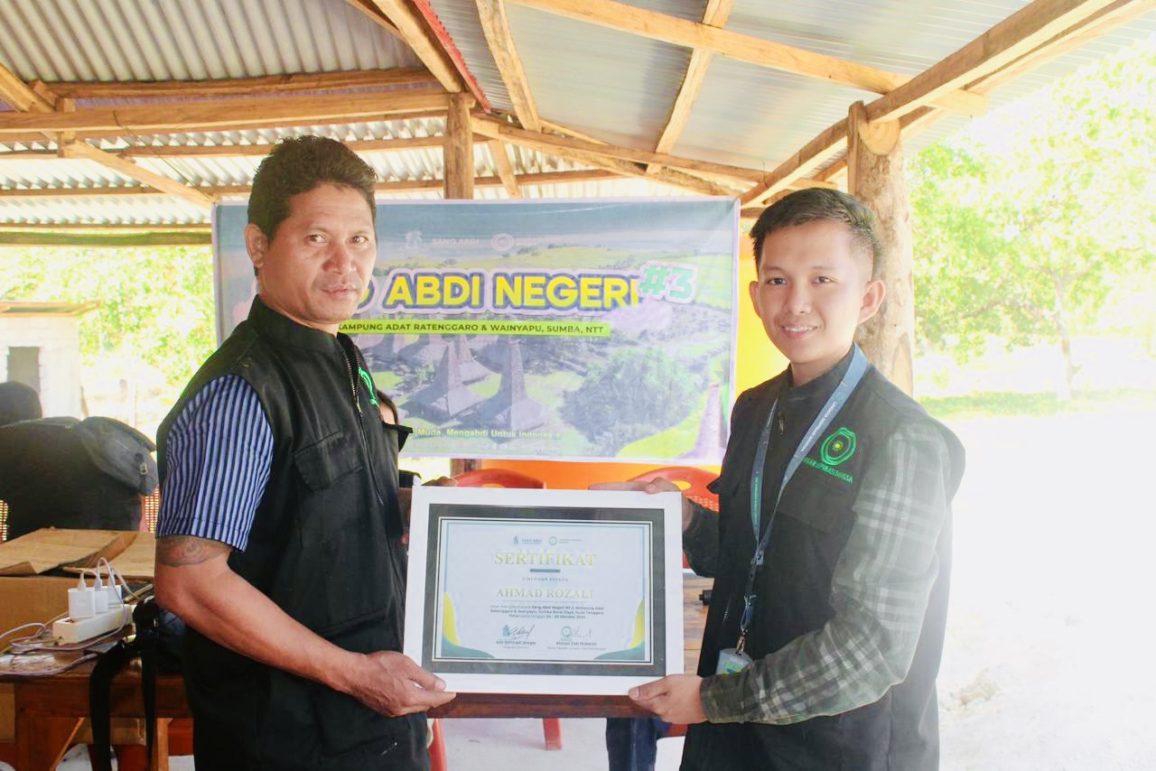Ahmad Rozali, Mahasiswa Fakultas Syariah UIN Raden Intan, Terpilih dalam Program Sang Abdi Negeri
