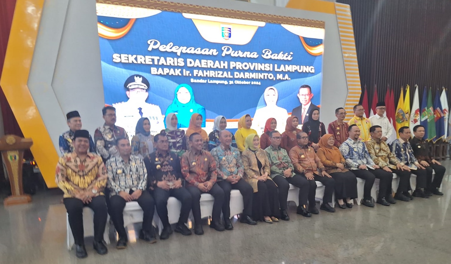 Ketua MUI Lampung Hadiri Pelepasan Purna Tugas Sekda Lampung