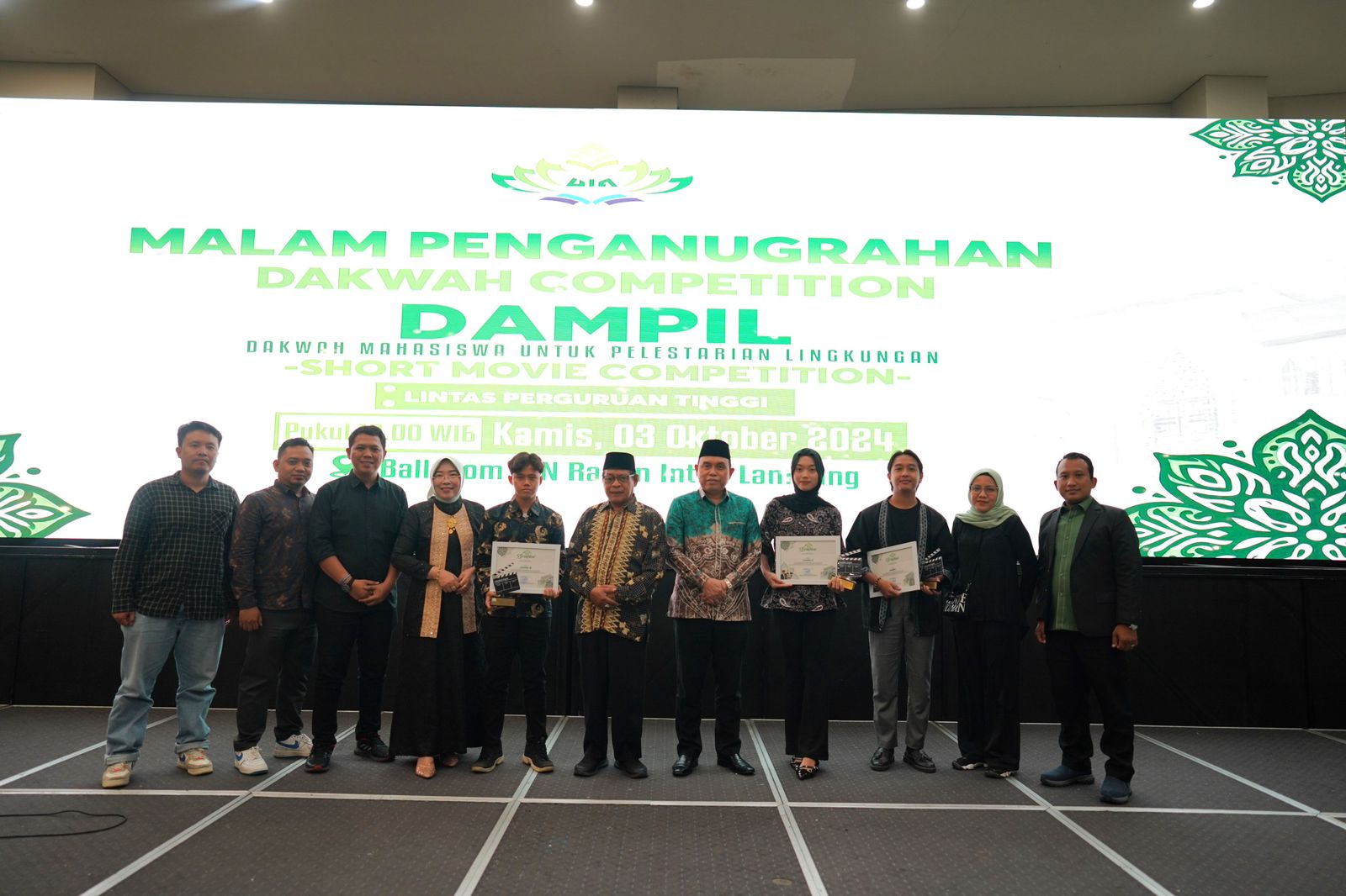 Fakultas Dakwah Gelar Penganugerahan Dakwah Mahasiswa untuk Pelestarian Lingkungan