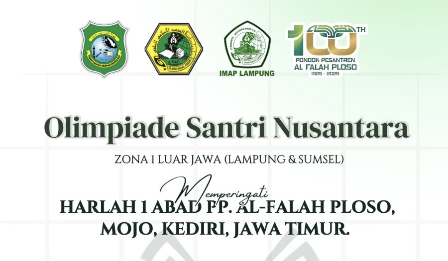 Ponpes Darussa’adah, Mojo Agung, Gunung Sugih, Lampung Tengah Tuan Rumah Olimpiade Santri Nusantara