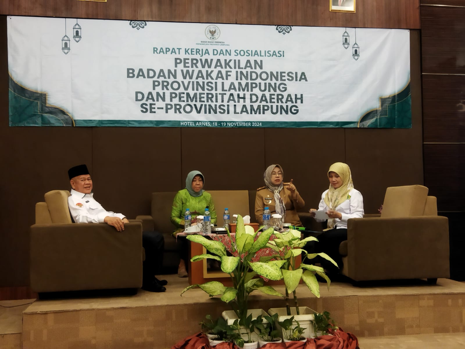 Perwakilan BWI Provinsi Lampung Selenggarakan Rapat Kerja dan Sosialisasi di Bandar Lampung
