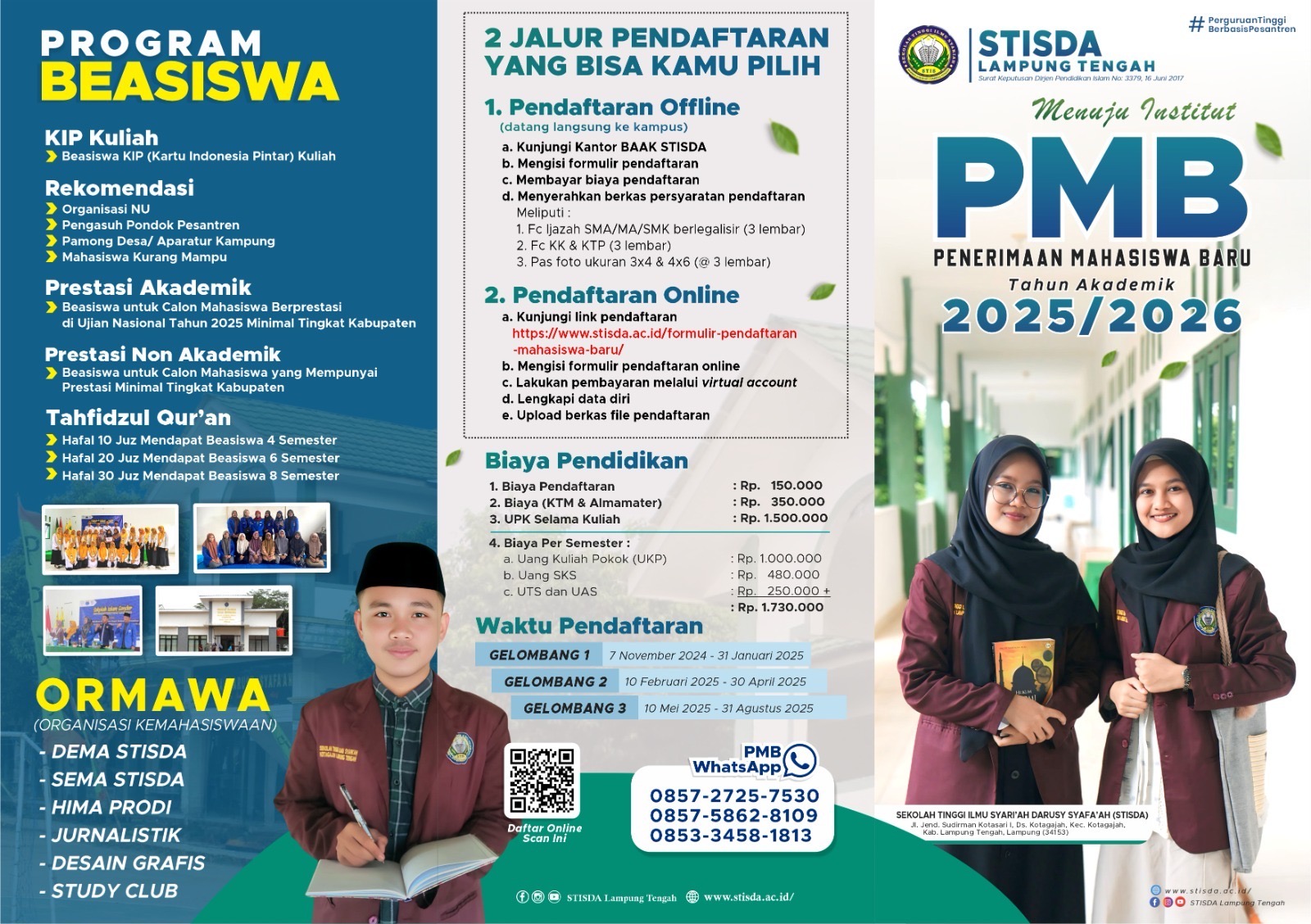 Lima (5) Program Studi di STISDA Lampung Tengah Siap Sambut Mahasiswa Baru 2025 / 2026