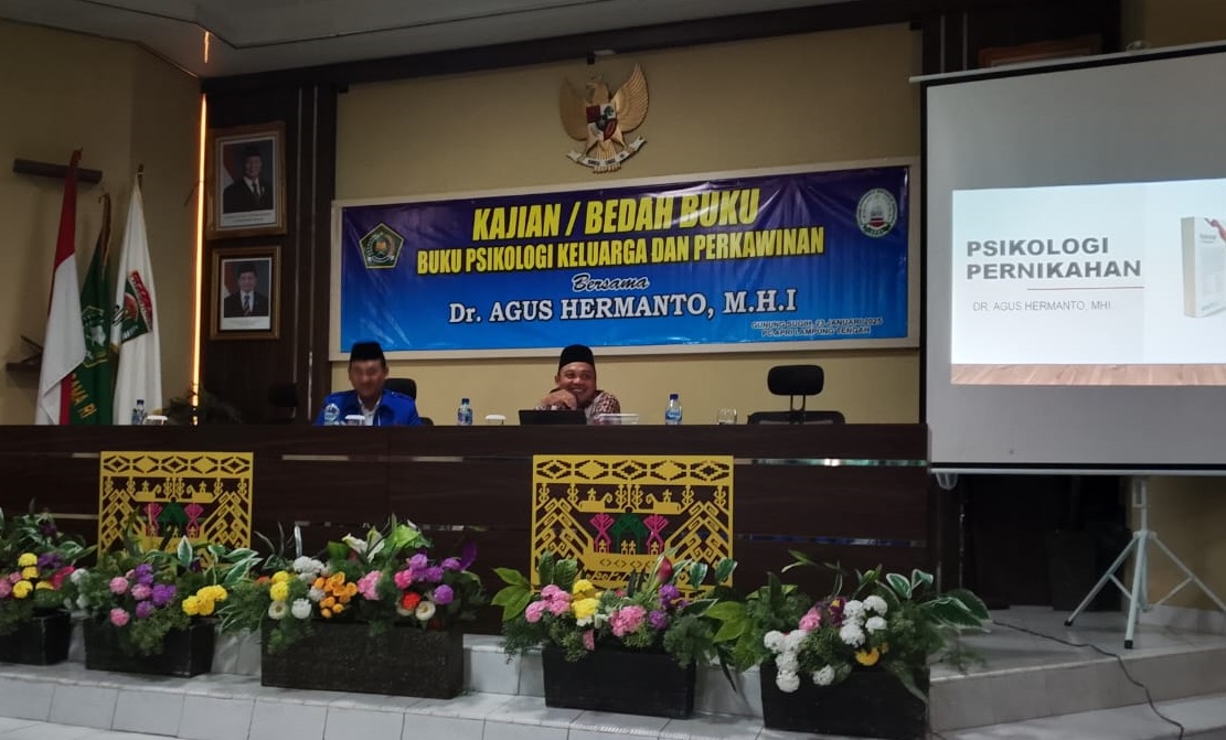 Kemenag Lampung Tengah Bedah Buku “Psikologi Pernikahan” Karya Dr. Agus Hermanto, M.H.I untuk Bangun Keharmonisan Keluarga