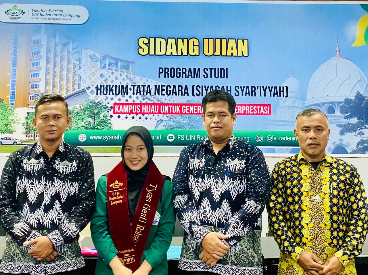 Tembus Jurnal Sinta 4, Tyas Gesti Rahayu Mahasiswi Prodi HTN UIN RIL Lulus Tanpa Skripsi