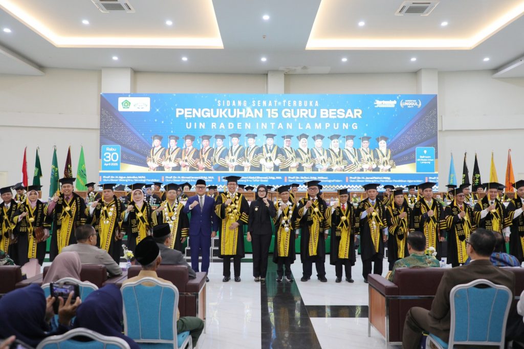 Wagub Jihan Nurlela: Guru Besar UIN adalah Pilar Kemajuan Intelektual dan Spiritual Lampung