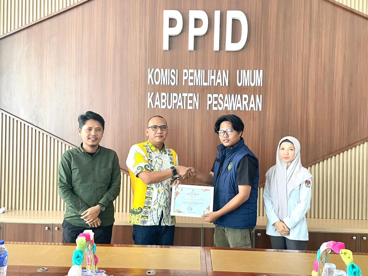 ‎LDS Resmi Terdaftar sebagai Lembaga Pemantau di KPU Pesawaran untuk PSU yang Demokratis ‎