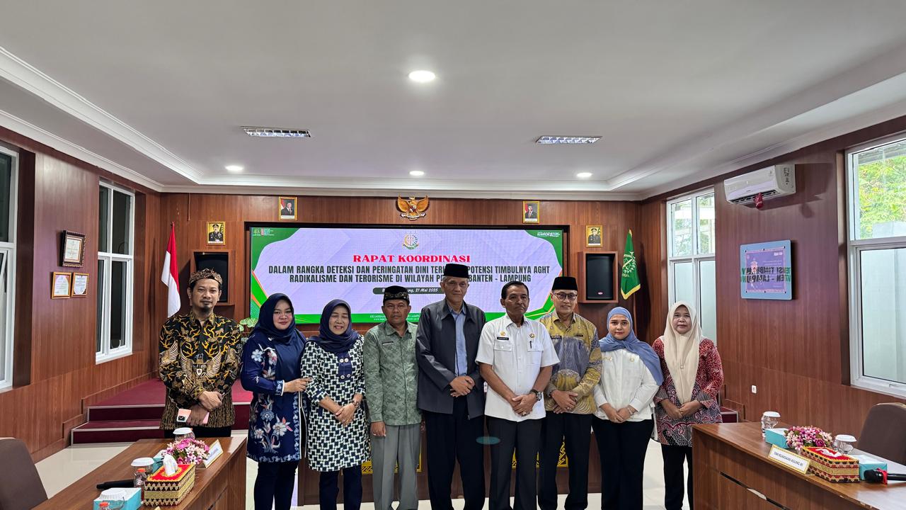 Kejaksaan Agung RI Gelar Pemetaan Potensi AGHT Radikalisme dan Terorisme di Lampung