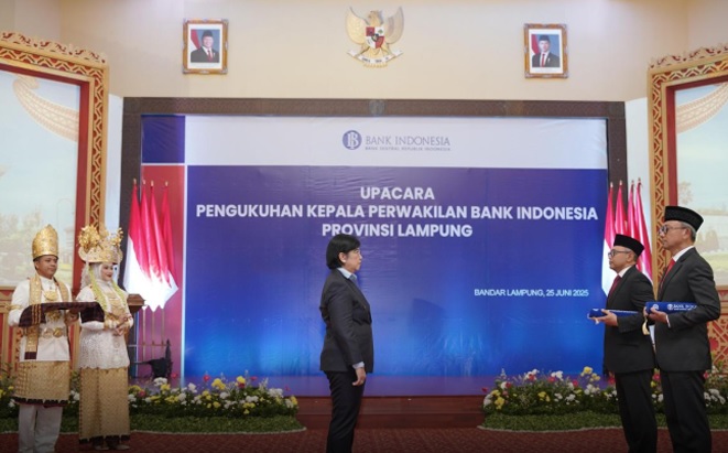 Pengukuhan Kepala BI Lampung: Sinergi dan Optimisme Baru untuk Ekonomi Lampung