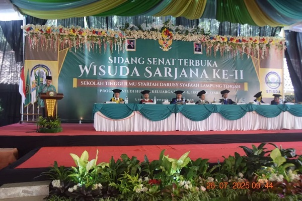 STISDA Lampung Tengah Gelar Wisuda Sarjana Angkatan ke-2