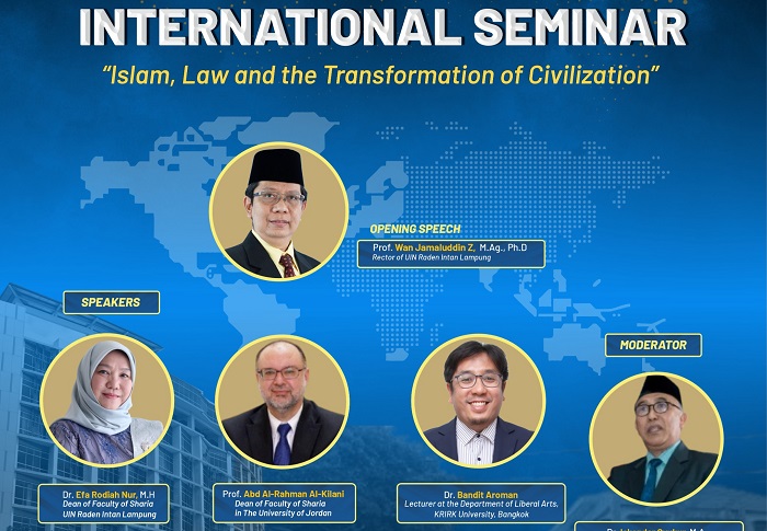 Fakultas Syari’ah akan Gelar Seminar Internasional “Islam, Law and the Transformation of Civilization”