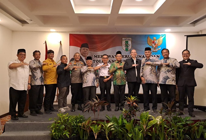 Prof. Muhammad Bahrudin Secara Aklamasi Terpilih Kembali sebagai Ketua FKUB Provinsi Lampung Periode 2025–2030