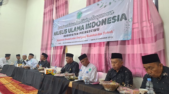 Perkuat Tugas-Fungsi Pengurus, MUI Pringsewu Gelar Turba dan Sosialisasi Fatwa