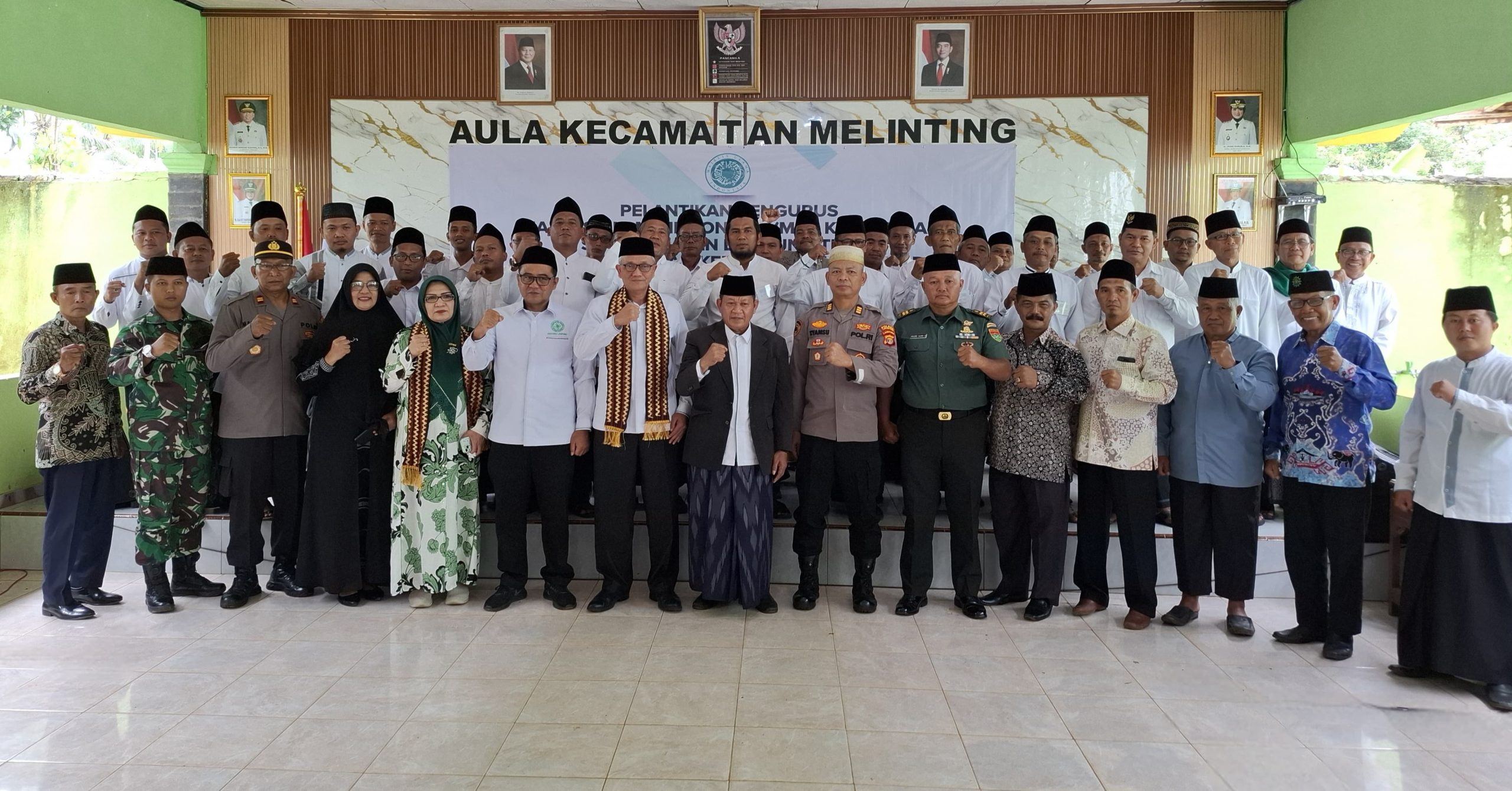 MUI Kecamatan Se-Lampung Timur 2025 Dikukuhkan, Ini Pesan Ketua MUI Lampung