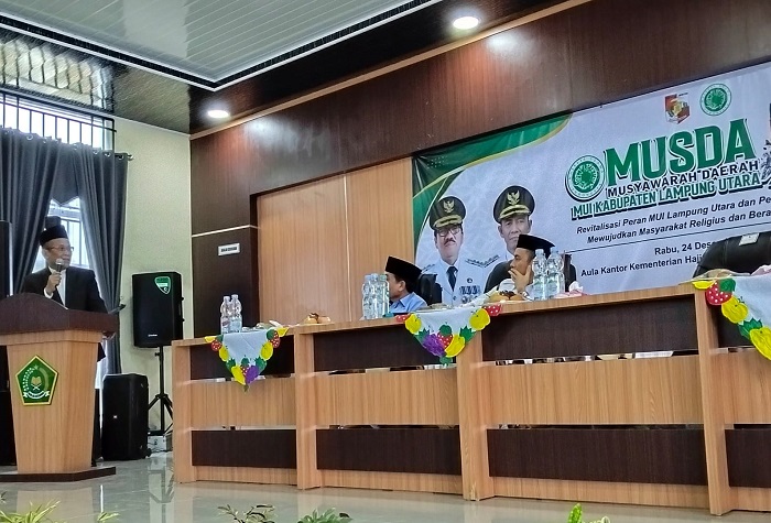 Pesan Ketum MUI Provinsi Lampung pada MUSDA IX MUI Lampung Utara