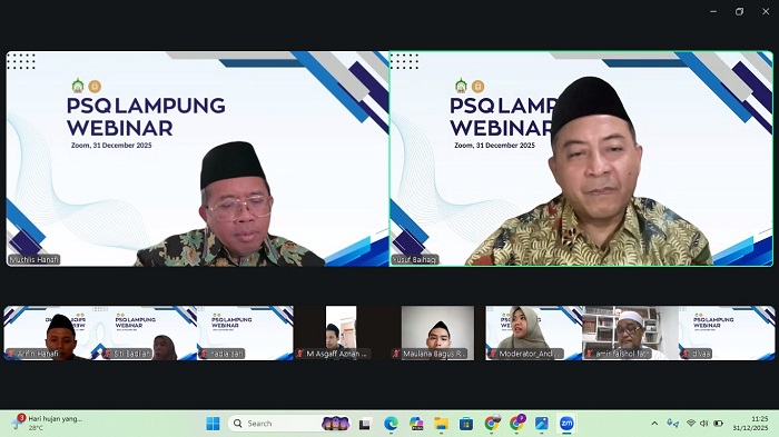 Webinar Pusat Studi al-Qur’an Lampung Angkat Isu Bencana Ekologis dalam Perspektif Tafsir Al-Qur’an