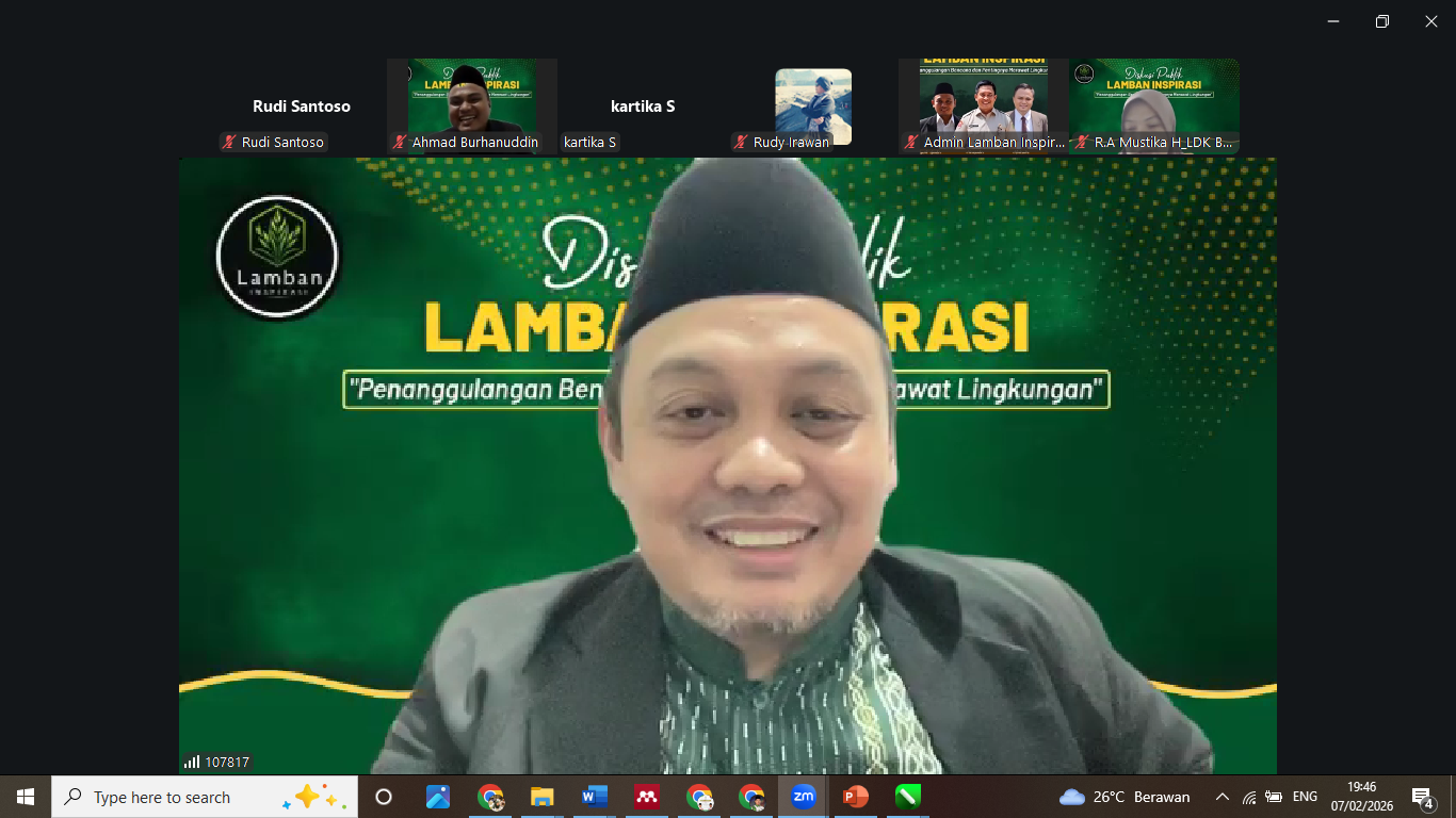 Diskusi Publik Lamban Inspirasi Seri 1 Angkat Isu Lingkungan dan Bencana