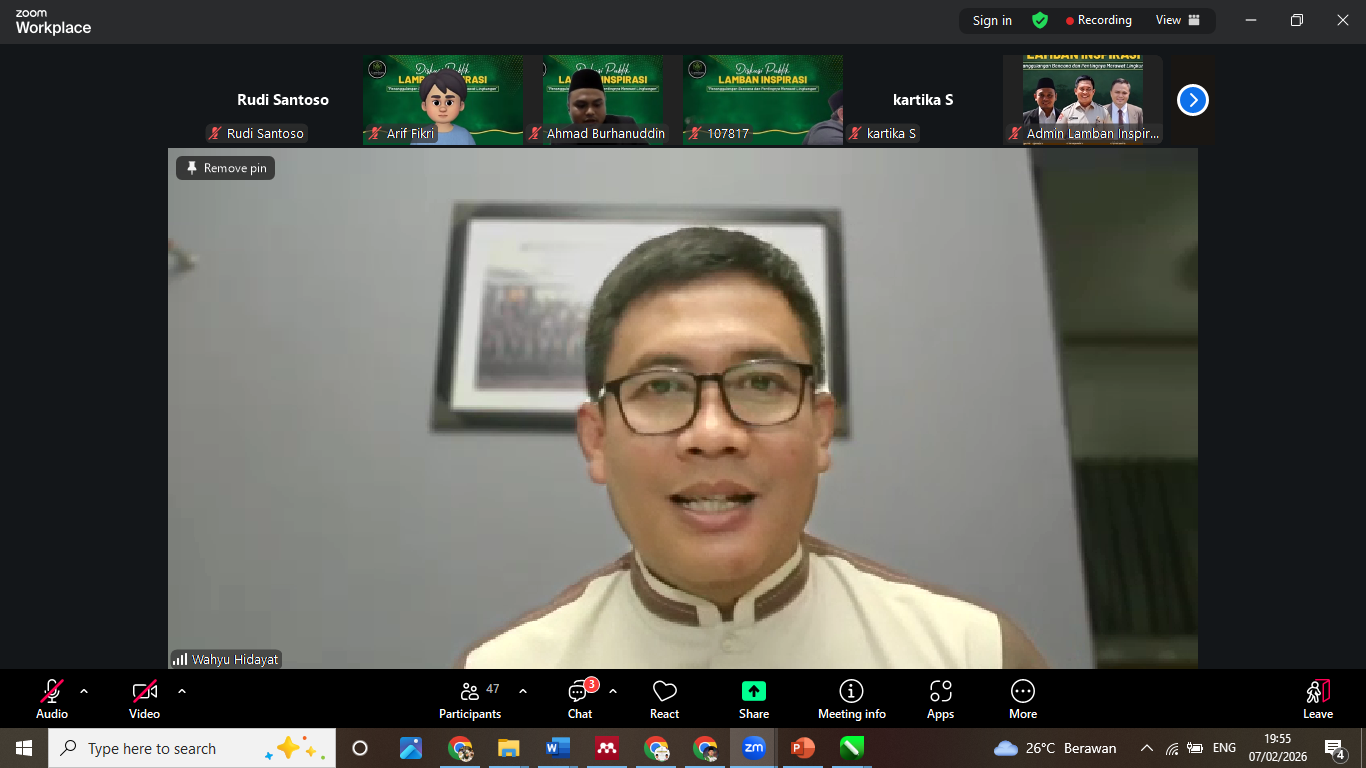 Wahyu Hidayat, M.H., M.Ag,: Bencana Bukan Takdir Alam, Melainkan Cermin Cara Manusia Mengelola Lingkungan