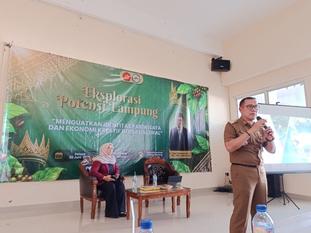 Kadis Parekraf Lampung Ajak Mahasiswa Jadi Motor Penggerak Pariwisata dan Ekonomi Kreatif Daerah