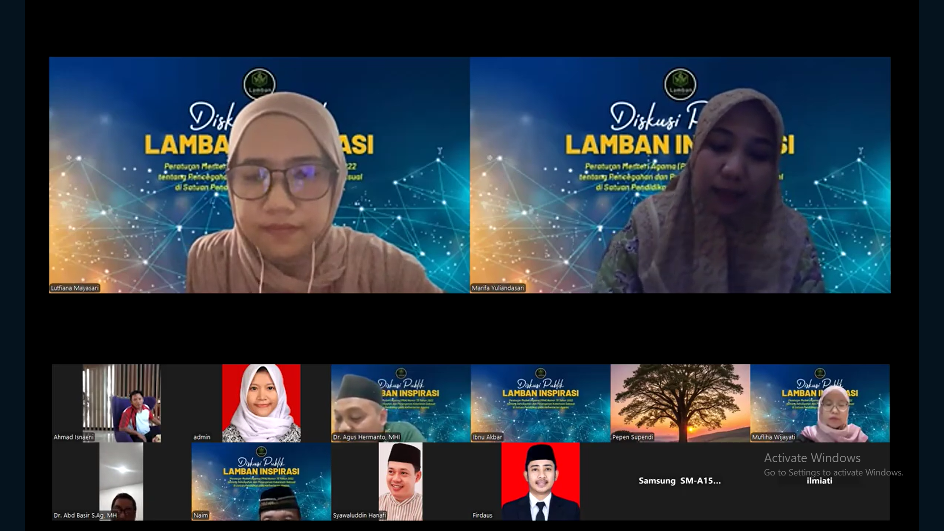 Diskusi Lamban Inspirasi Lutfiana Dwi Mayasari Ungkap Mengapa Kekerasan Seksual Masih Marak Meski Regulasi Telah Menguat