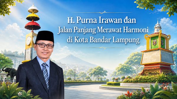 H. Purna Irawan dan Jalan Panjang Merawat Harmoni di Kota Bandar Lampung