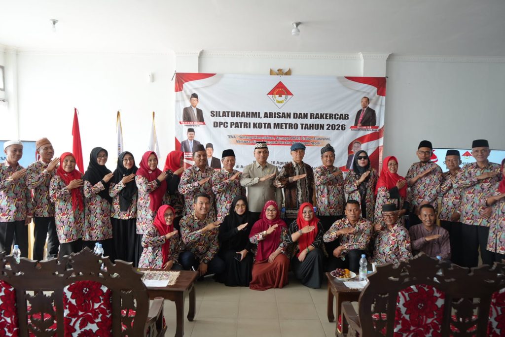 DPC PATRI Kota Metro Gelar Rakercab, Perkuat Silaturahmi dan Sinergi Membangun Negeri
