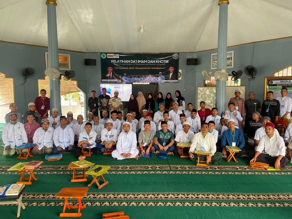 MUI Lampung Siapkan 54 Warga Binaan Menjadi Dai dan Duta Antinarkotika